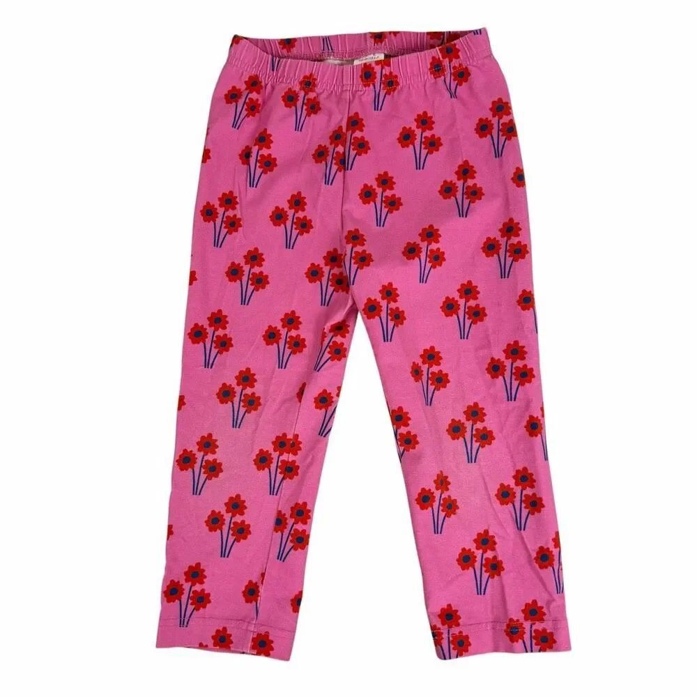 Hanna Andersson 6-7 Pink Red Capri Pants